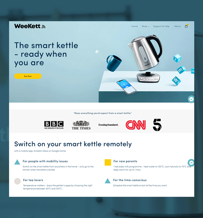 Shopify Web Design Development for New Kitchen Product Launch Shopify Web Design Development for New Kitchen Product Launch