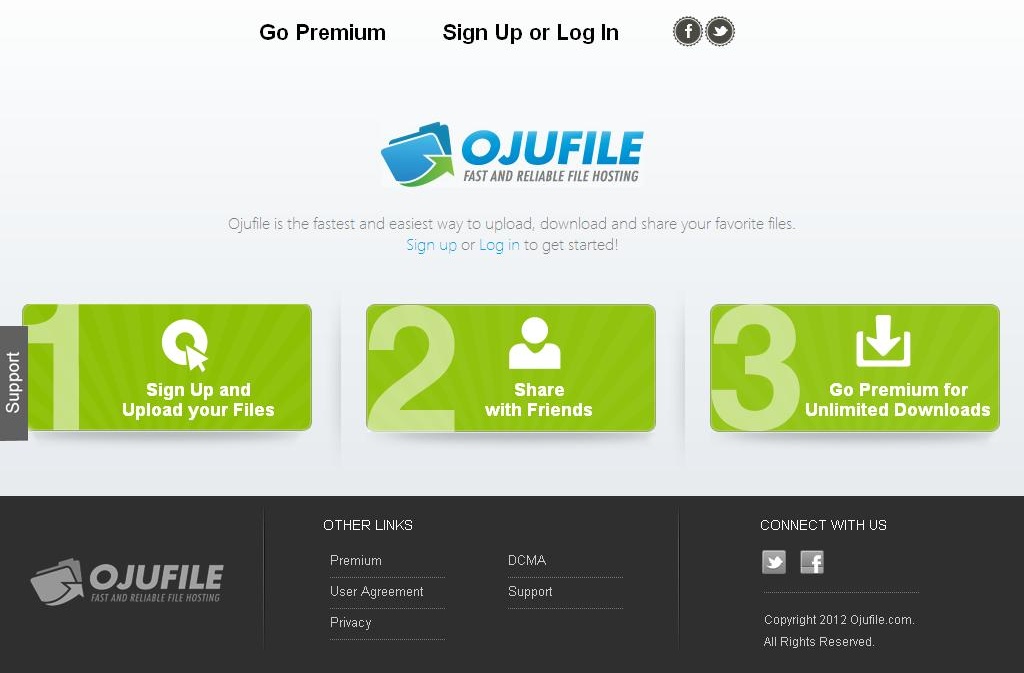 Website for Online File Storage Services 'OJUFILE' Using Dot Net Website for Online File Storage Services 'OJUFILE' Using Dot Net