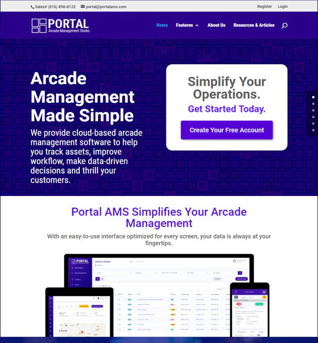 Laravel Web App Development for Amusement Industry, USA - Portal AMS Laravel Web App Development for Amusement Industry, USA - Portal AMS