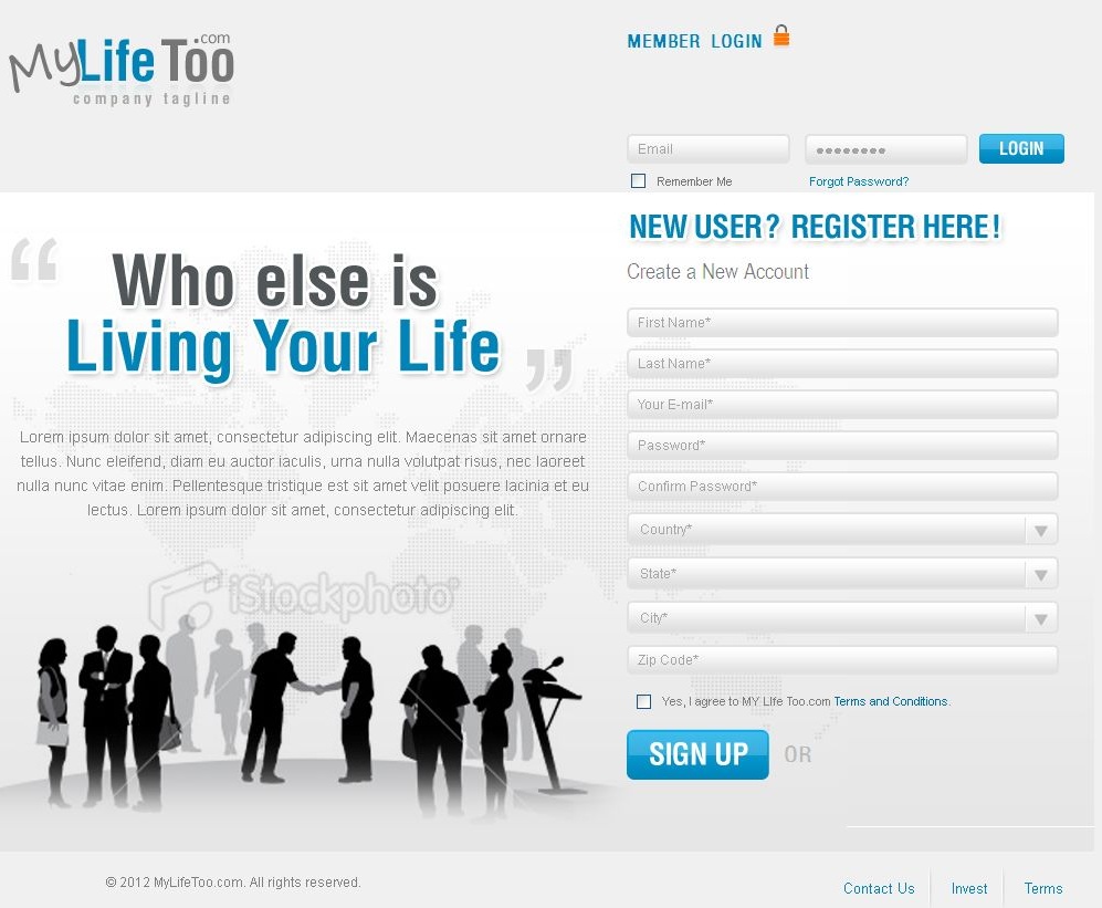 PHP Website for 'mylifetoo' – Social Networking Platform PHP Website for 'mylifetoo' – Social Networking Platform