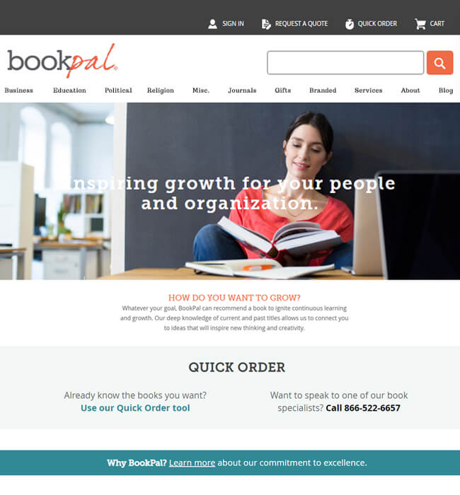 Online Store Design & Development for a Wholesale Bookseller in USA Online Store Design & Development for a Wholesale Bookseller in USA
