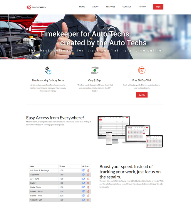 Time Tracking Website Time Tracking Website