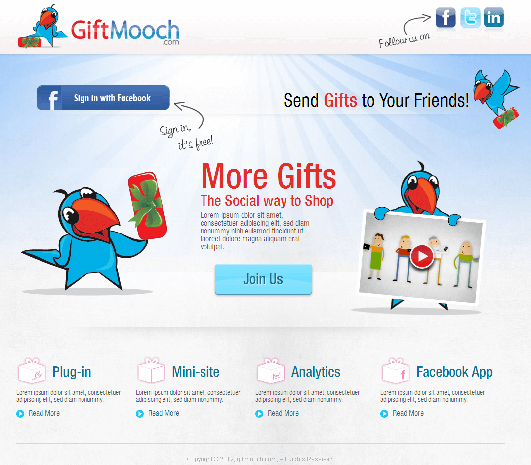 A Website for Sending Gifts to Friends & Family A Website for Sending Gifts to Friends & Family