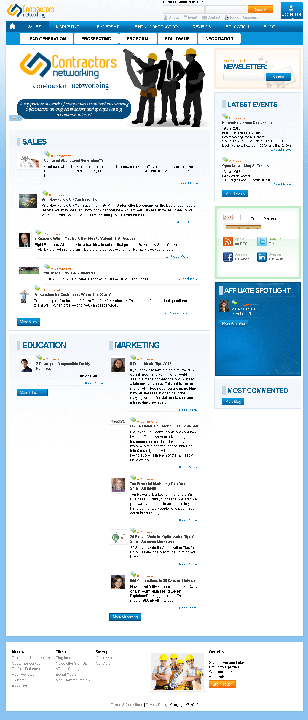 Dot Net Website 'Contractors Networking' – Contractors Training Services Dot Net Website 'Contractors Networking' – Contractors Training Services