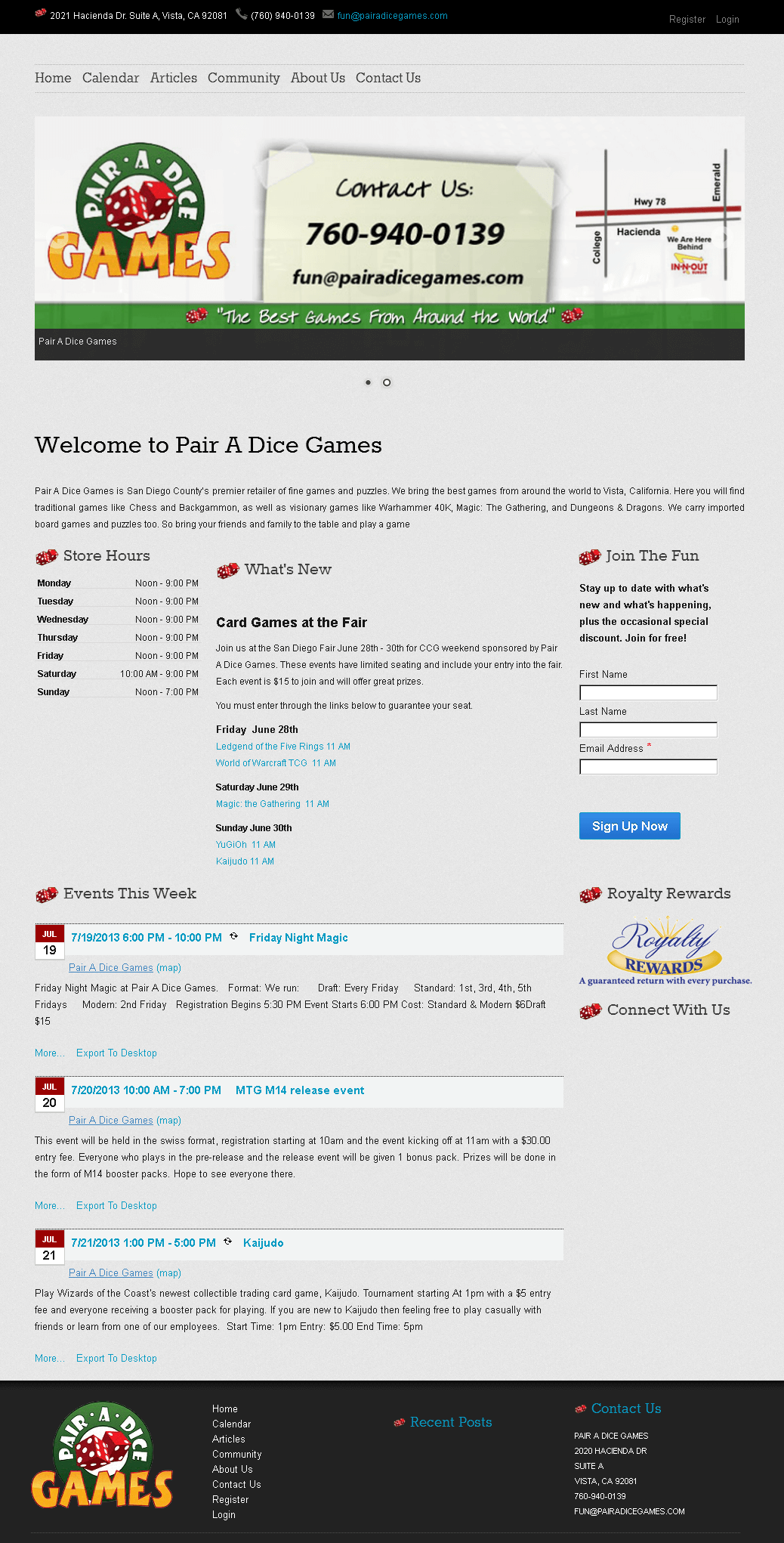 Website for Games and Puzzles retailer 'Pair A Dice Games' Using Dot Net Website for Games and Puzzles retailer 'Pair A Dice Games' Using Dot Net