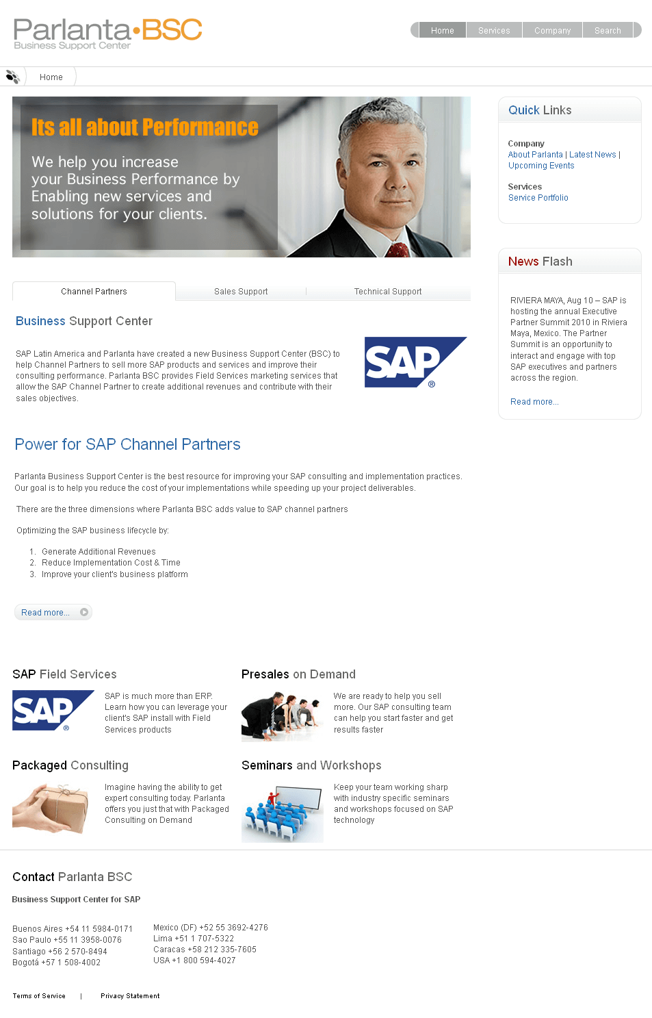 Development of Joomla Based Website - Parlanta BSC Development of Joomla Based Website - Parlanta BSC