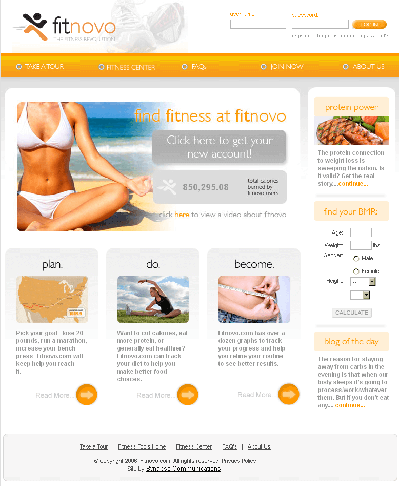 PHP Website for Healthcare 'fitnovo' – Fitness Planning & Tracking PHP Website for Healthcare 'fitnovo' – Fitness Planning & Tracking