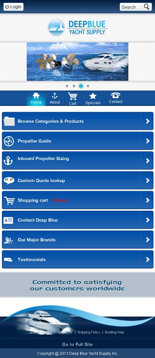 Website for Travel 'Deep Blue Yacht Supply' Using Dot Net Website for Travel 'Deep Blue Yacht Supply' Using Dot Net