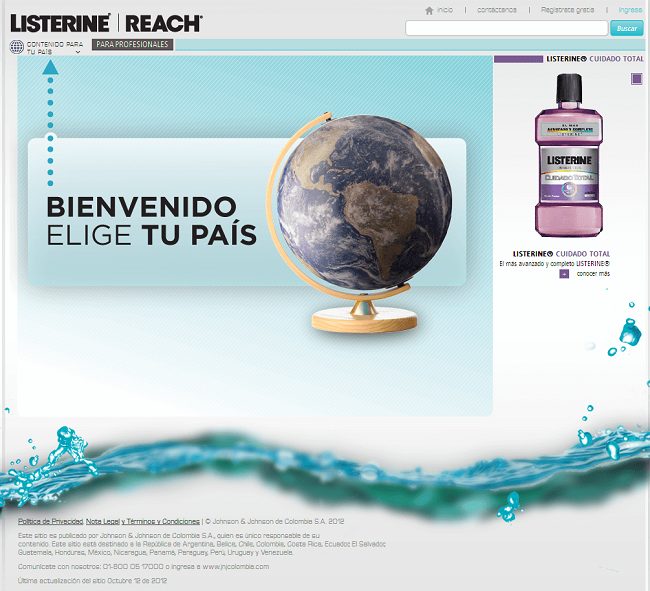 Website for Healthcare 'Listerine Reach' Using Drupal – Dental Care Website for Healthcare 'Listerine Reach' Using Drupal – Dental Care