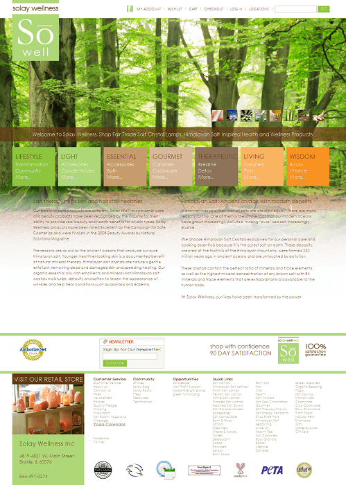 Magento Website for Online Wellness & Health Products 'Solay Wellness' Magento Website for Online Wellness & Health Products 'Solay Wellness'